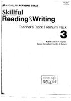 Reading Writing 3 Teacher's Book