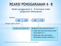 Reaksi Penggaraman 6 - 8