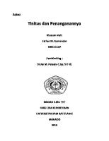 Refarat THT Tnitus Dan Penanganannya