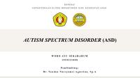 Referat - Woro Ayu Sekararum - 1910221008 - Autism