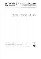 REFERENSI 6 Spln-1-1995-Tegangan-Standar [PDF]