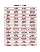 Regular Verb: Verb 1 Verb 2 Verb 3 Artinya [PDF]