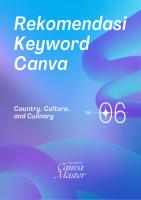 Rekomendasi Keyword Canva Free 1 [PDF]