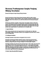 Rencana Jangka Panjang Bidang [PDF]