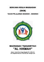 Rencana Kerja Madrasah [PDF]