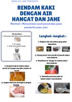 Rendam Kaki Dengan Air Hangat Dan Jahe