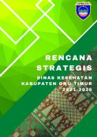 Renstra Dinas Kesehatan Kabupaten Oku Timur 2021-2026