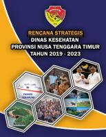 Renstra Dinas Kesehatan Provinsi NTT Tahun 2019-2023