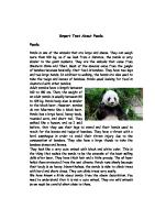 Report Text About Panda [PDF]