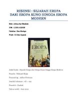 Resensi Buku Sejarah Eropa Kuno Hingga Modern