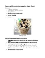 Resep Mudah Membuat Es Cappucino Cincau Nikmat [PDF]