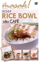 Resep Rice Bowl Ala Cafe