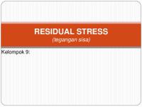 Residual Stress