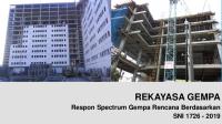 Respon Spectrum Gempa Rencana SNI 1726-2019