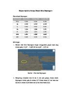 Respon Spektra Gempa Desain Kota Bojonegoro