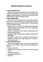 Resume Pengelolaan Kelas