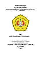 Review Jurnal Kajian Evaluasi Usability Dan Utility Pada Situs Web [PDF]