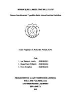 Review Jurnal Penelitian Kualitatif