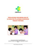 Revisi Buku Pedoman Tatalaksana Pneumonia TGL 27 September 2017