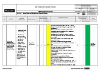 Risk Assessment of Installation of Chilled Water Pipes