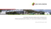 RKAB 2021 - Geo Dwipa Unit Dieng