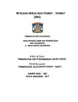 RKS Jalan [PDF]