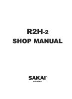 Roller Sakai R2H-2 Shop Manual