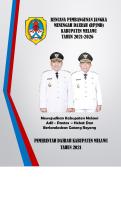 RPJMD Kab - Melawi Tahun 2021-2026 Final All [PDF]