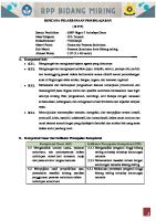 RPP Bidang Miring [PDF]