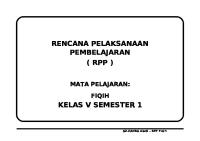 RPP Fiqih Kelas 5