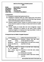 RPP - Mapel Bahasa Indonesia Kelas VII, Dian Supriatin, S.PD