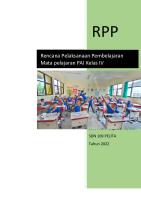 RPP PAI Kls 4 Diferensiasi Dengan KSE - Aksi Nyata - Anis