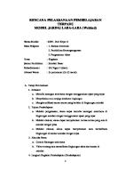 RPP Terpadu Model Jaring Laba-Laba (Webbed) Kelas 3 [PDF]