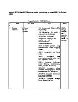 RPPM Dan RPPH Dengan Model Pembelajaran Area Di TK