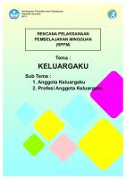 RPPM Tema Keluarga Ku