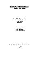 RPS Analisis Kompleks [PDF]