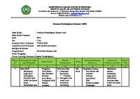 RPS Evaluasi Pembelajaran Bahasa Arab