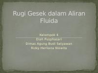 Rugi Gesek Dalam Aliran Fluida