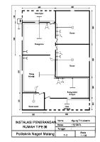 Rumah Tipe 36 Diagram Tunggal