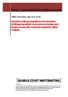 Rumus Cepat Matematika Vektor 2 [PDF]