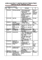 Rundown Dan Juknis Jalan Sehat 2022.1