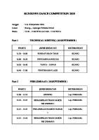 Rundown Dance Competition 2018