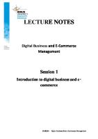 S1 - LN - Introduction To Digital Business and E-Commerce