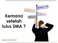 Safir-Kemana Setelah Lulus SMA.1