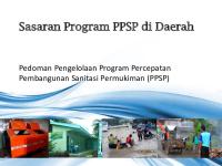 Sasaran Program Percepatan Pembangunan Sanitasi Permukiman (PPSP) Di Daerah