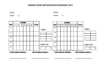 Scoresheet Memanah