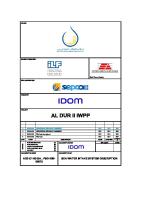 Sea Water Intake System System Description [PDF]