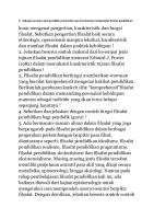 Sebagai Seorang Calon Pendidik, Jelaskanlah Apa Manfaatnya Mempelajari Filsafat Pendidikan! [PDF]