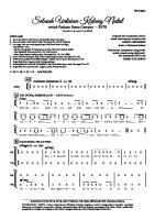 Sebuah Untaian Kidung Natal - SATB PDF