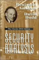 Security Analysis Benjamin Graham PDF